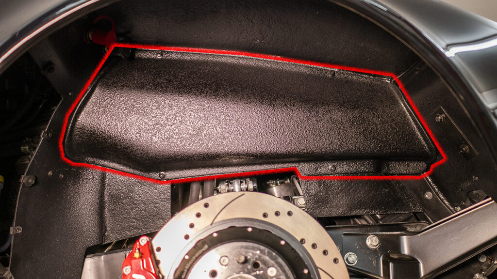 1968-82 Corvette Inner Fender Block Off - Dynamic Corvettes